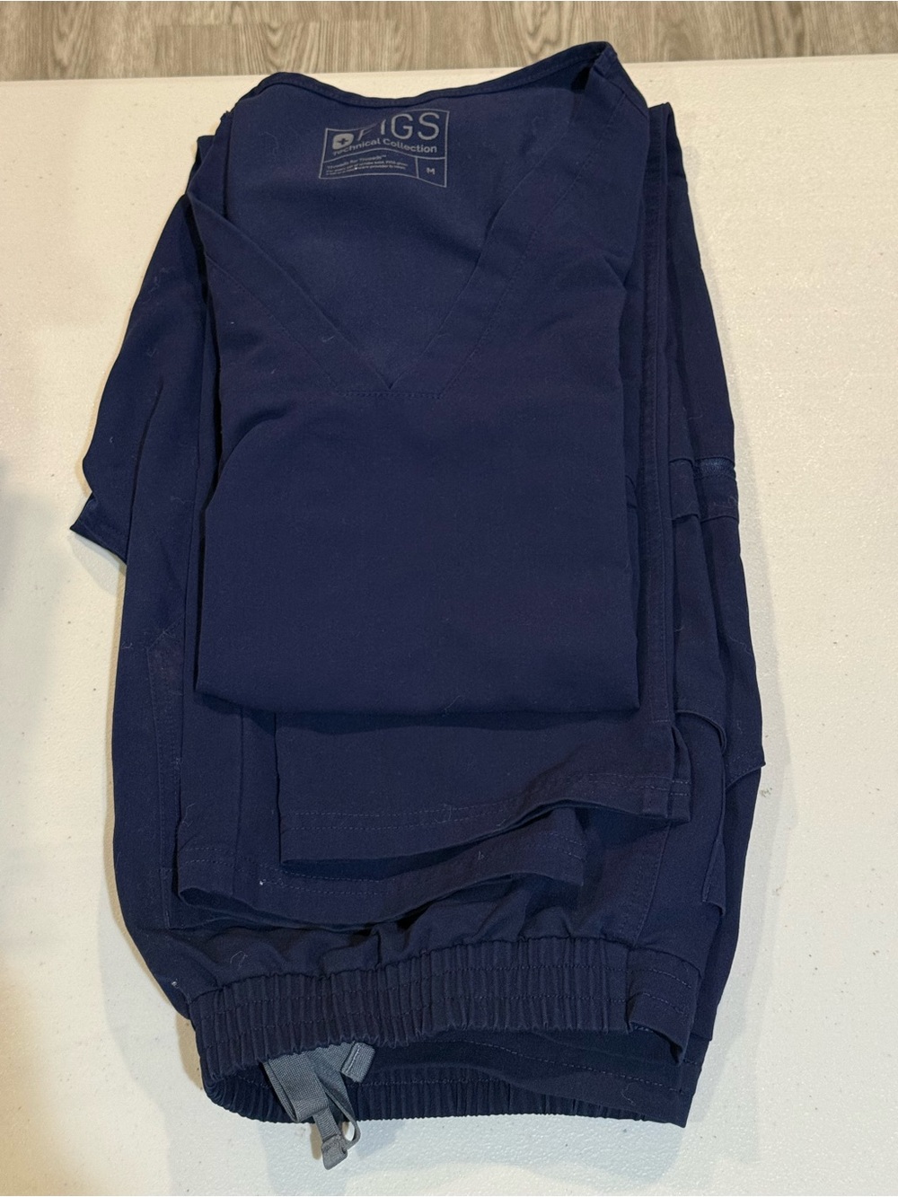 Figs Navy Medium Petite Yola with Medium Casma Top